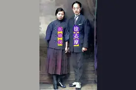 徐志摩原配晚年照片，刚生完孩子便被抛弃，后半生活出自己的精彩图片