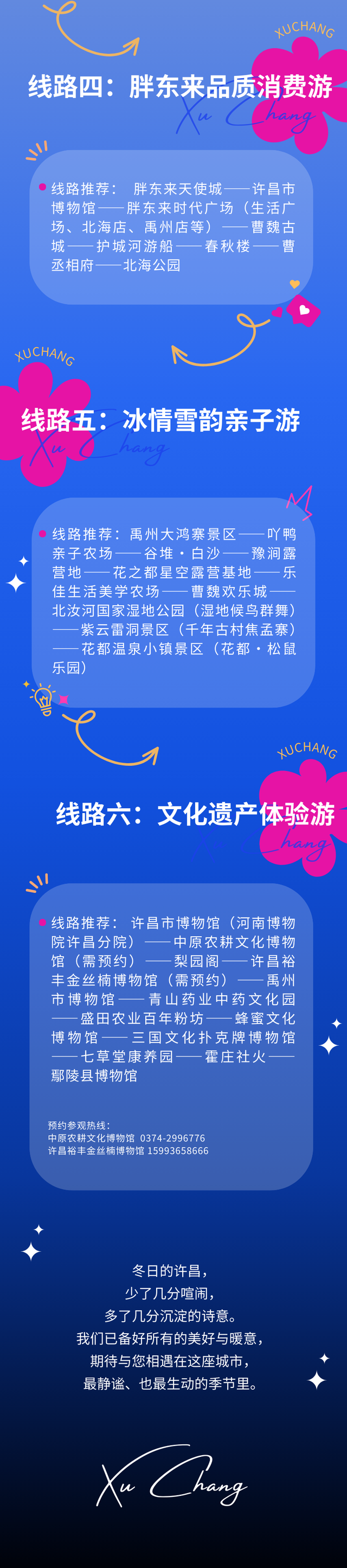 官方推荐！2025许昌冬季旅游精品线路，一图全览