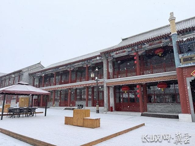 雪落张垣 山河入画