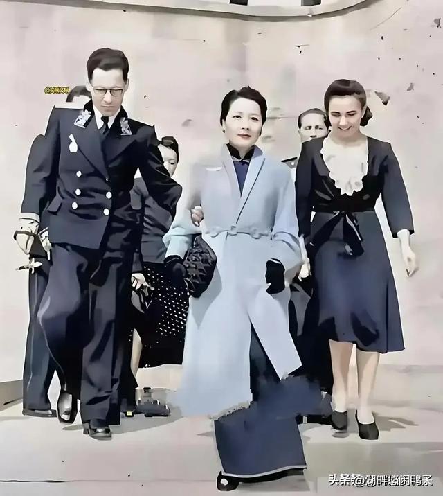 这是宋美龄年轻时的真实样貌，不是演员饰演，是货真价实的老照片