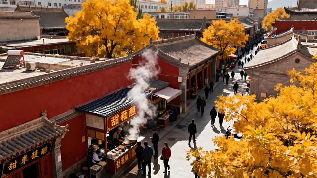 湟水鎏金映秋廓，昆仑披彩入诗行！西宁秋韵，高原上的斑斓史诗