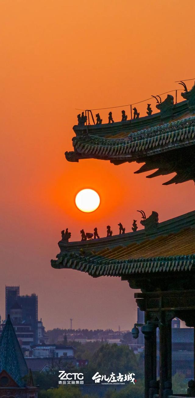 台儿庄古城的秋，是一封寄给屏幕的彩色情书