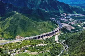 从张家口涿鹿县1小时进京！京蔚高速全线贯通图片