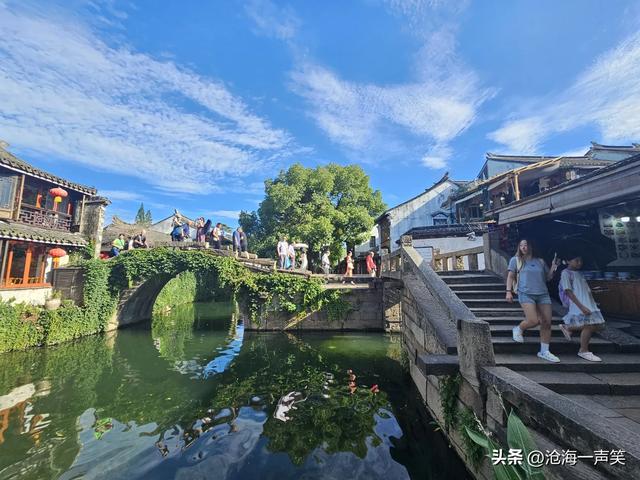 江南水乡周庄古镇的美景，风景如画，如诗如画，美不胜收
