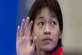 全红婵退赛后首次露面，回应退赛具体原因，眼神透露悲伤惹人心疼图片