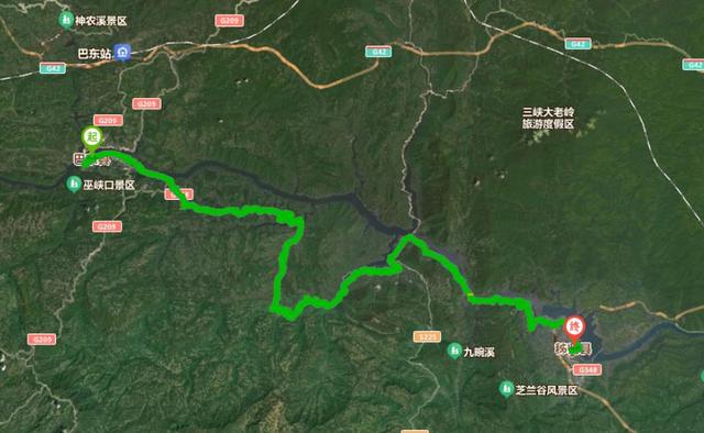G348国道三峡段（白帝城——南津关）中国地质科普公路