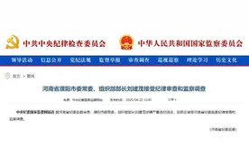 两名地级市市委组织部长任上被查！图片