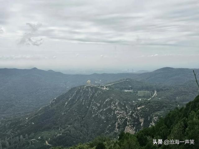 雄伟壮观的始祖山中天门，仰望天空，俯瞰大山，美哉善哉悠哉