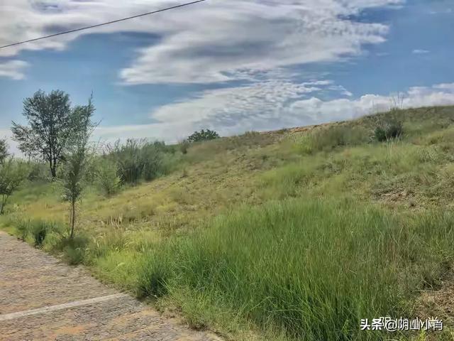行走包头市昆都仑区战国赵北长城遗址公园