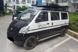 低成本极简模式，五菱荣光改装床车旅行，小面包设计露营车自驾游图片