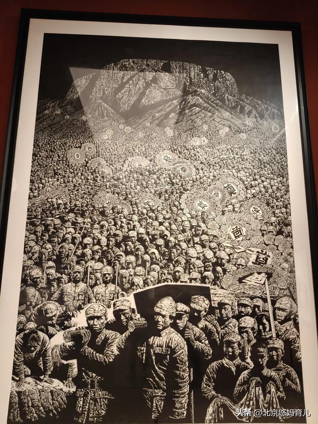 带孩子去中国美术馆参观“人民必胜”主题展，爱国主义教育太深刻