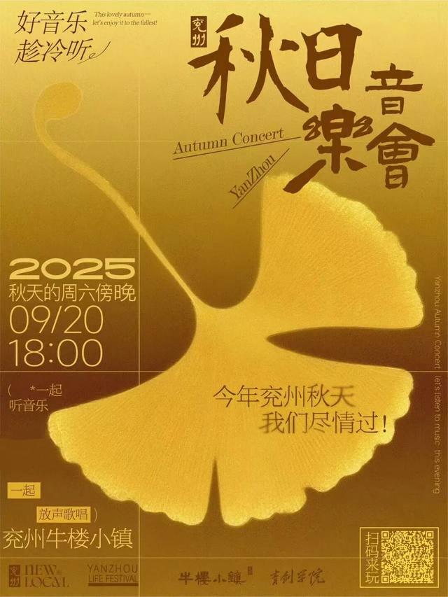周末游济宁丨兖州牛楼小镇秋日音乐会：与音符的浪漫之约