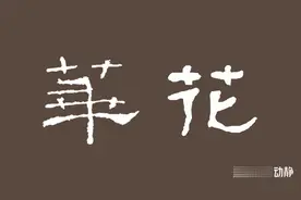 一凡读字丨华，花开满枝丫图片