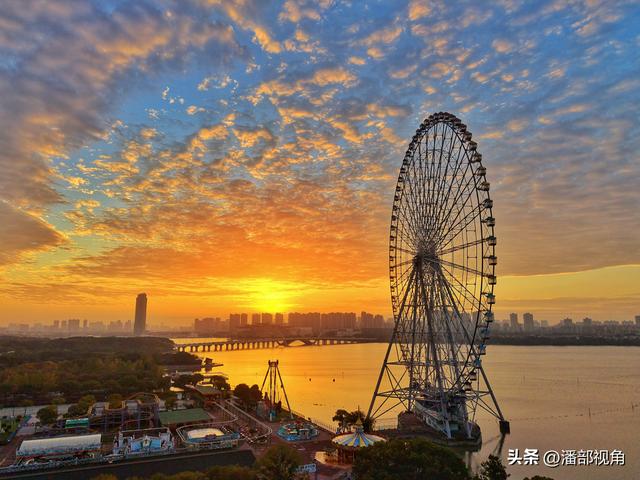 空中看蠡湖四时风光，尽显无锡大美山水之城