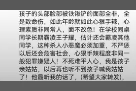 河北邯郸初中生杀人案后续，被害人家属发声称多次遭到霸凌。图片