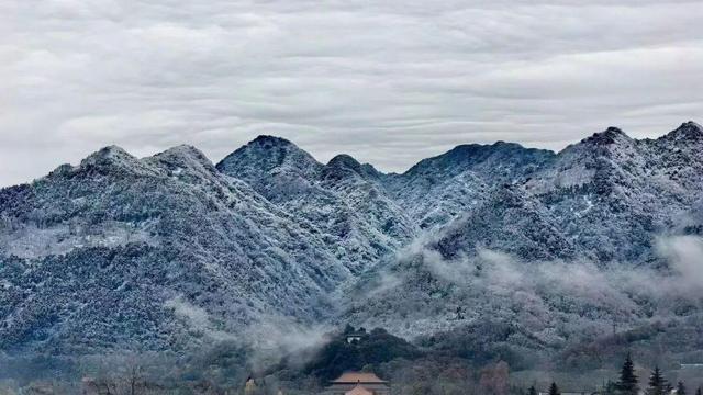 2025周至雪落！秦岭福地藏着水墨般的冬日浪漫～