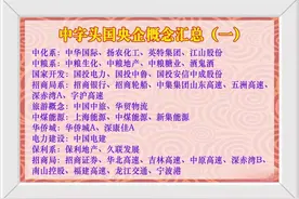 2024严重被低估的中字头，国企，央企概念汇总图片