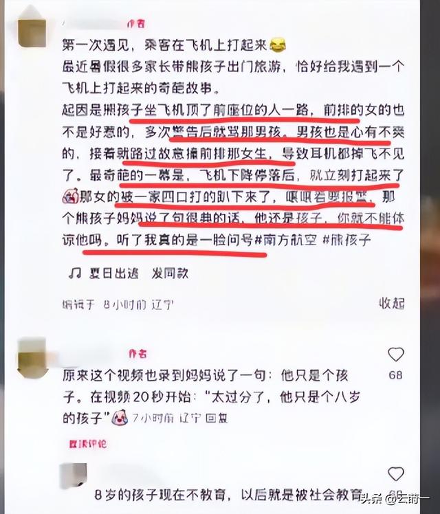 飞机打架后续：一家四口齐上阵，女子被推倒在地，始作俑者是孩子