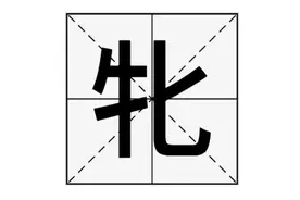 “牝”字怎么读？“牝”字又是什么意思呢？图片