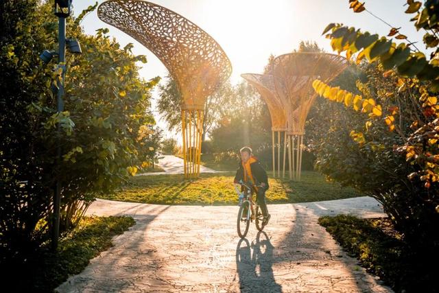 童话世界！深秋的生态城，美成了一幅画