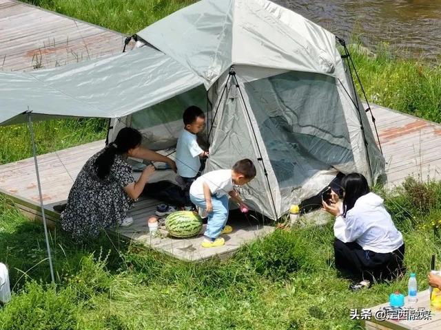漳县北沟寺露营基地：假期里 20℃的“清凉乐园”