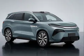 新车 | 7座布局，“零百”3.9秒，纯电/插混动力，比亚迪唐L实车图片