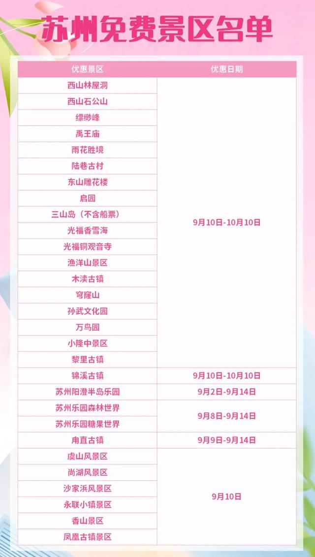 @全体教师，苏州秋日里的第一份温暖礼包，请查收！