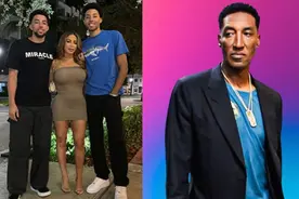 拉尔萨与儿子合影，四胎母亲收祝福！女儿越来越美，皮蓬后悔吗图片