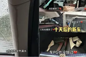 迈巴赫车主花“215万”购买车辆，竟然车顶漏水图片