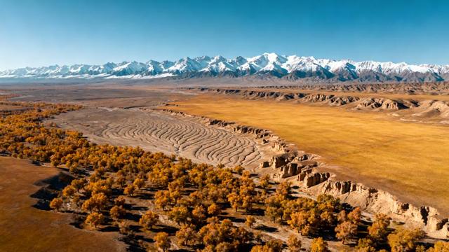 长风掠过天山麓，秋韵漫染乌鲁木齐 —— 丝路名城的鎏金诗卷