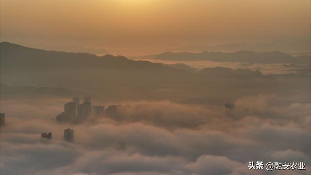 广西融安：云雾缭绕 美景如画