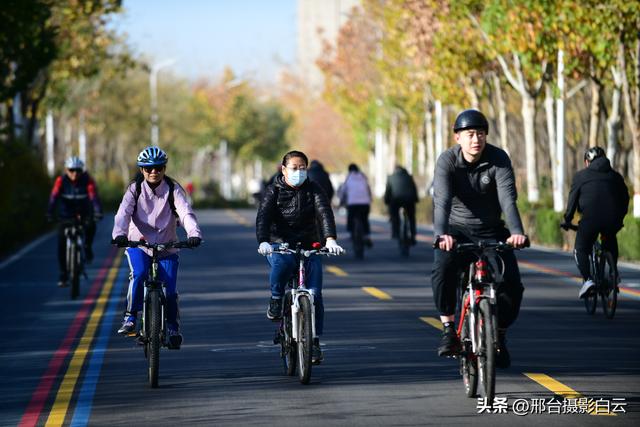 信都区总工会：七里河绿道上的骑行狂欢