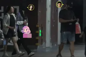 吴奇隆刘诗诗一家三口同框！俩人一前一后没沟通，5岁步步很活泼图片