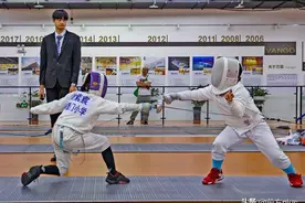 2024年雁塔区中小学生击剑赛开赛图片