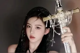 美女系列壁纸第1005期-黑衣女神图片