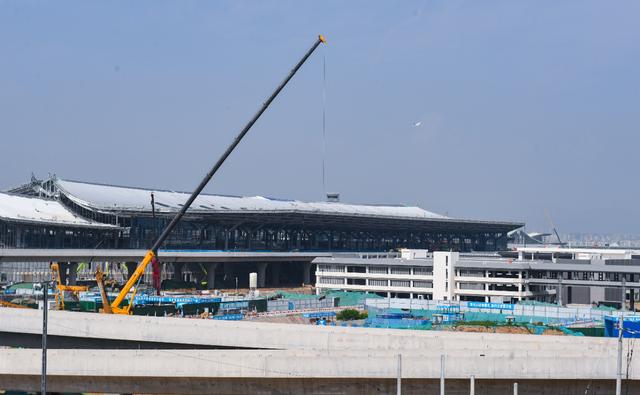 太原武宿国际机场三期改扩建工程T3航站楼雏形显现