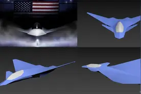 美国六代机F-47不仅有鸭翼，还有垂尾？为何选择这样的气动布局？图片