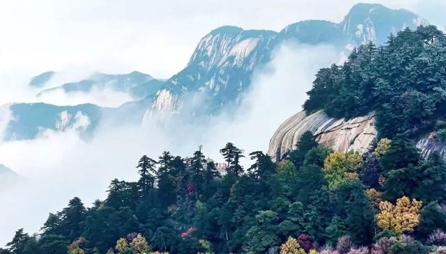 华山下雪了，你期待的第一场雪来啦！