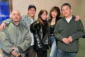 60岁刘嘉玲晒与梁朝伟、陈冠希合照，网友惊呼：梦回《无间道》！图片