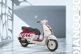 标致摩托50cc踏板极速45km/h，续航460km，可上蓝牌！图片