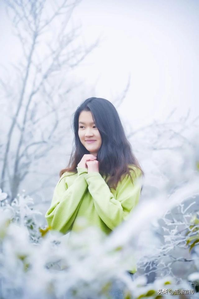 平天山美成了银装素裹的童话世界！贵港人：冷到发抖也要去