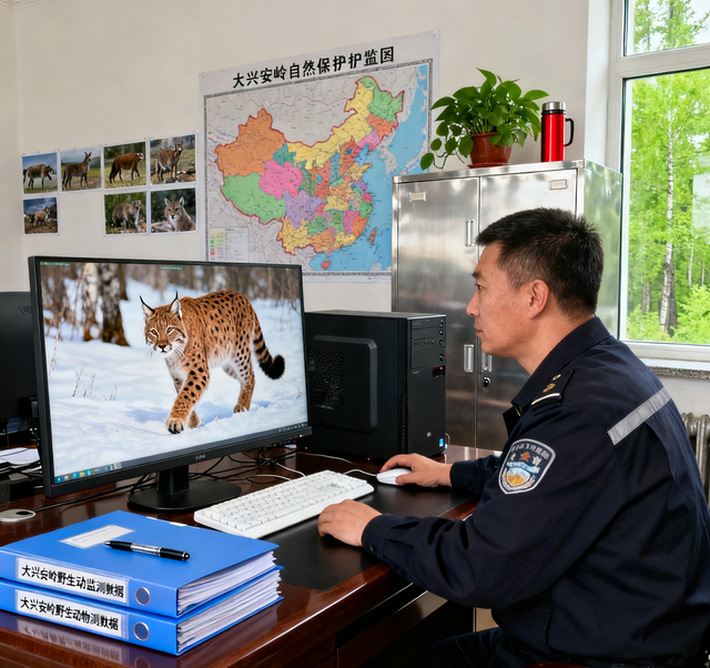 大兴安岭惊心动魄20秒！女摄影师与“屠狼机器”猞猁的生死对视