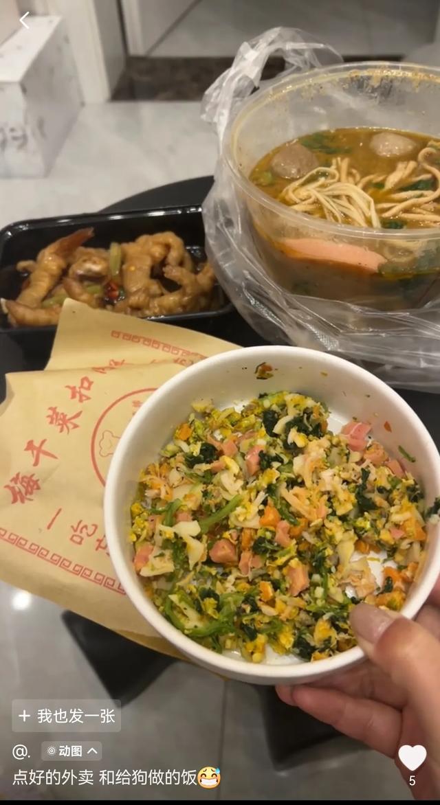 笑死了！女子喂烤肠店老板的狗吃烤肠，老板：那不干净，别给它吃