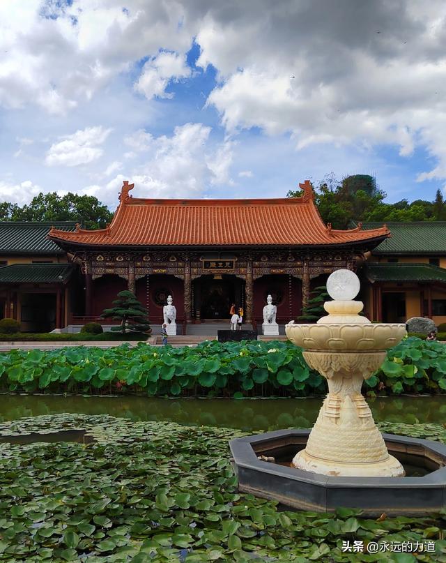 东林大佛&东林寺，在大佛脚下休憩