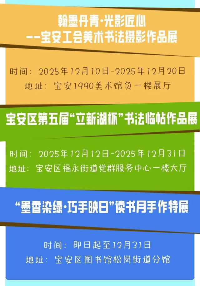 跟着这份地图走，开启年底「文艺潮玩宝安之旅」🤩