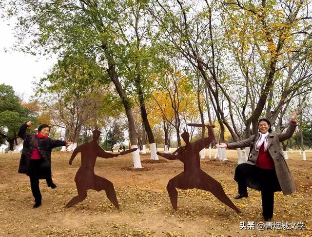 盘龙悠远银杏黄 水中学友情谊长