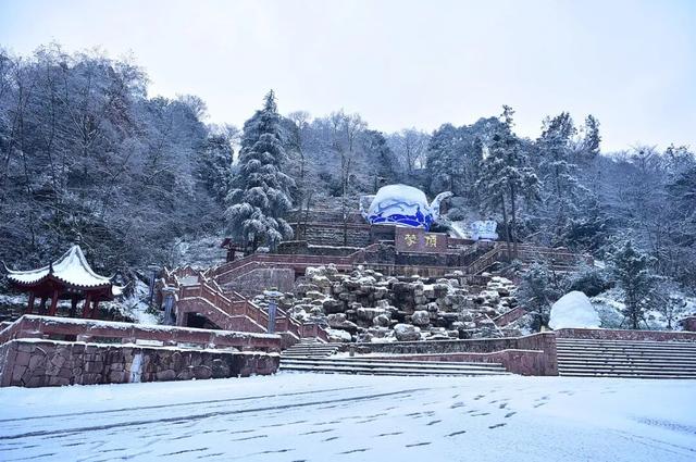 回答我，蒙顶山的雪景美不美？？