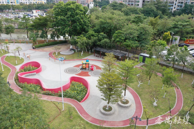 番禺区桥南桥景滨水公园：焕新生态活力 家门口的儿童友好乐园