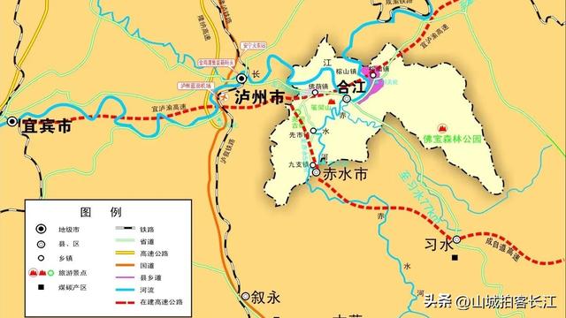 四川泸州奇妙的小镇,跨省买菜是日常,颠覆对两省城市的想象?