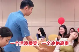 相亲会上微胖女孩被牵手，高瘦型美女无人搭理，网友：很识货图片